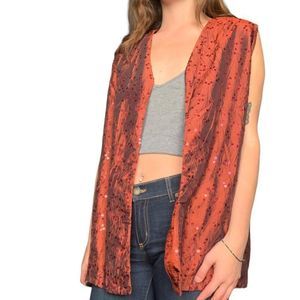 SEQUINED PARTY VEST